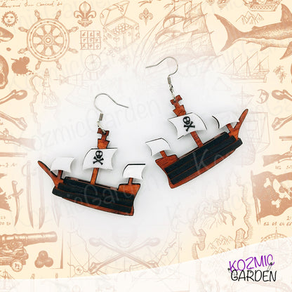 Pirate Ship Earrings (and Necklace!) – Set Sail With Style