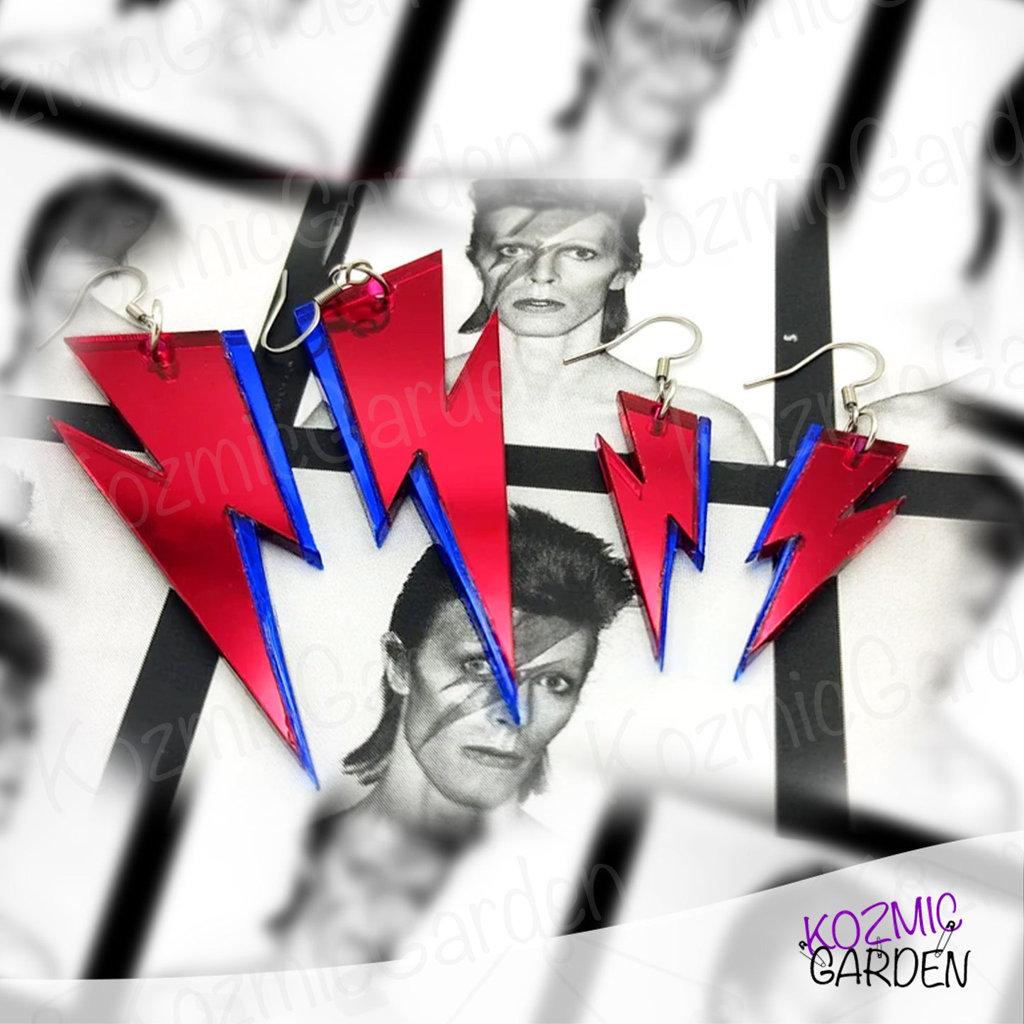 ALADDIN SANE LIGHTNING BOLT EARRINGS | Be part of Ziggy's Band!