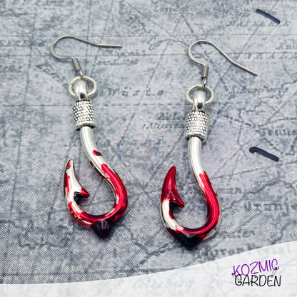 BLOODY HOOKS EARRINGS | Rule the High Seas!