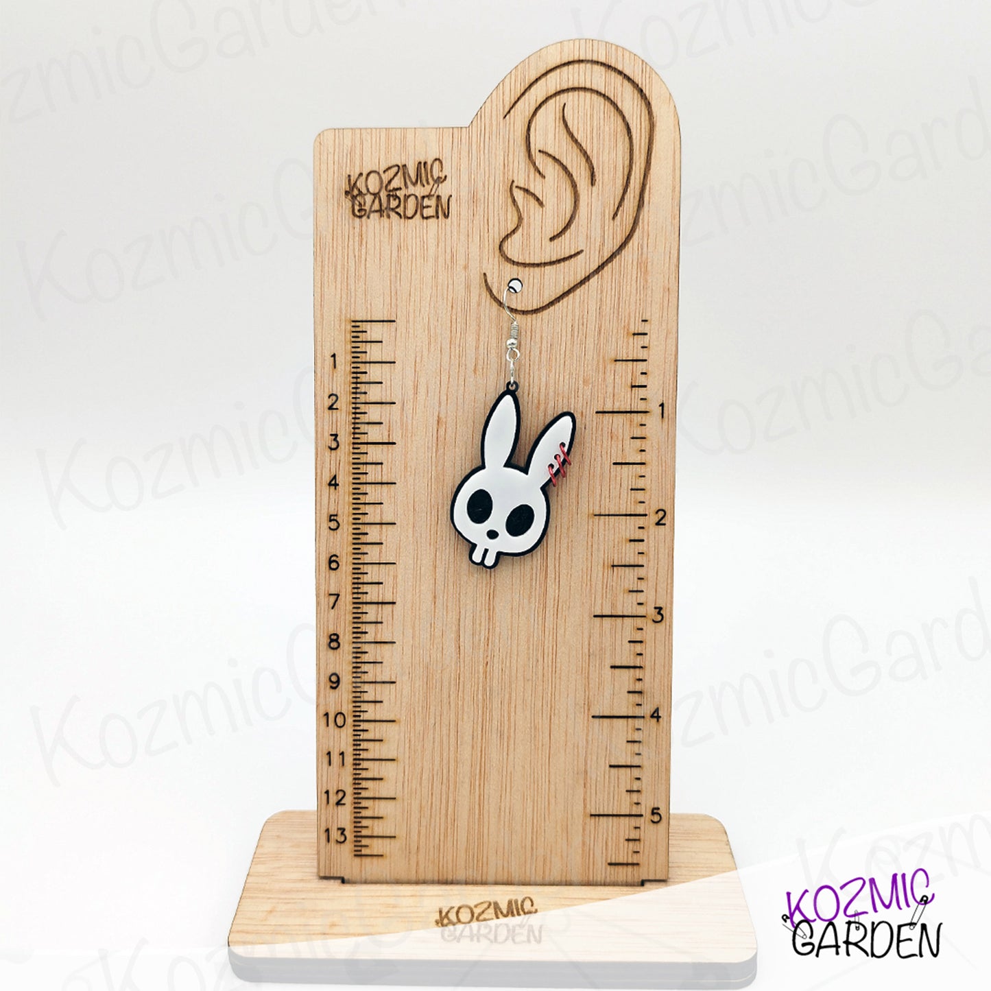 PUNK SKULL BUNNY EARRINGS | Egg-splode Your Style!