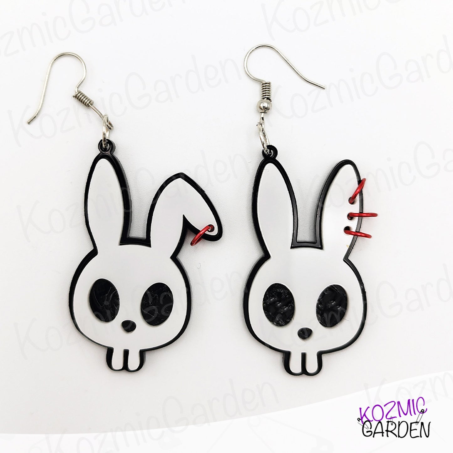 PUNK SKULL BUNNY EARRINGS | Egg-splode Your Style!