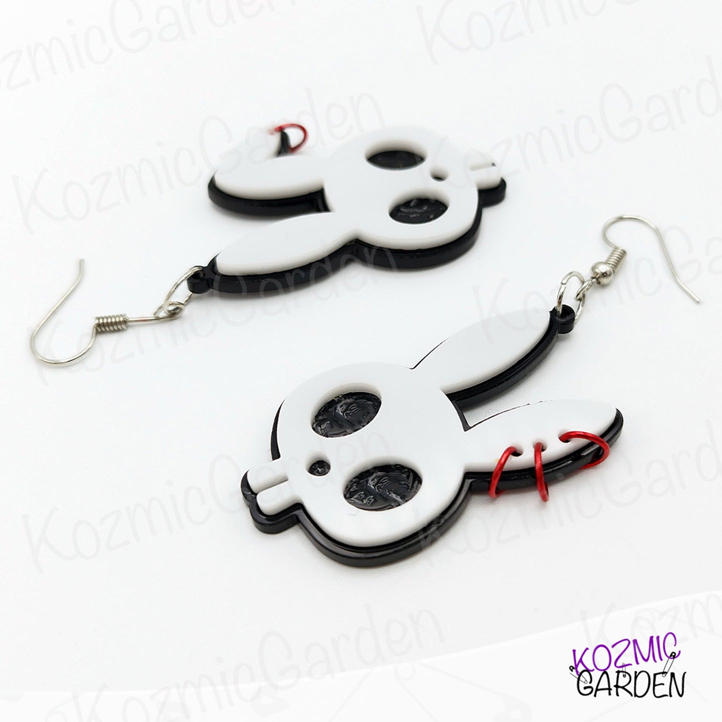 PUNK SKULL BUNNY EARRINGS | Egg-splode Your Style!