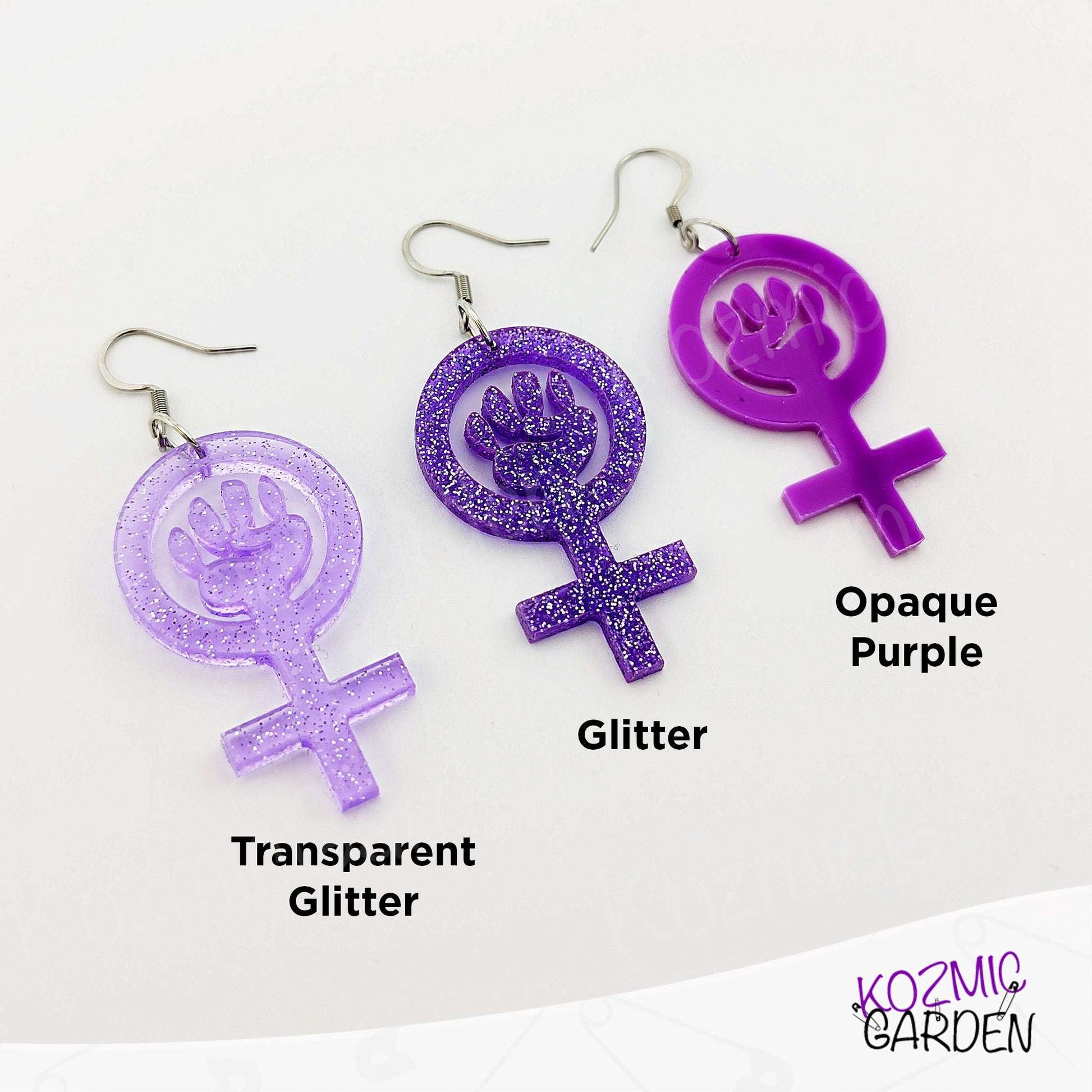 FEMINIST FIST SYMBOL EARRINGS - Wear Your Rights Proudly