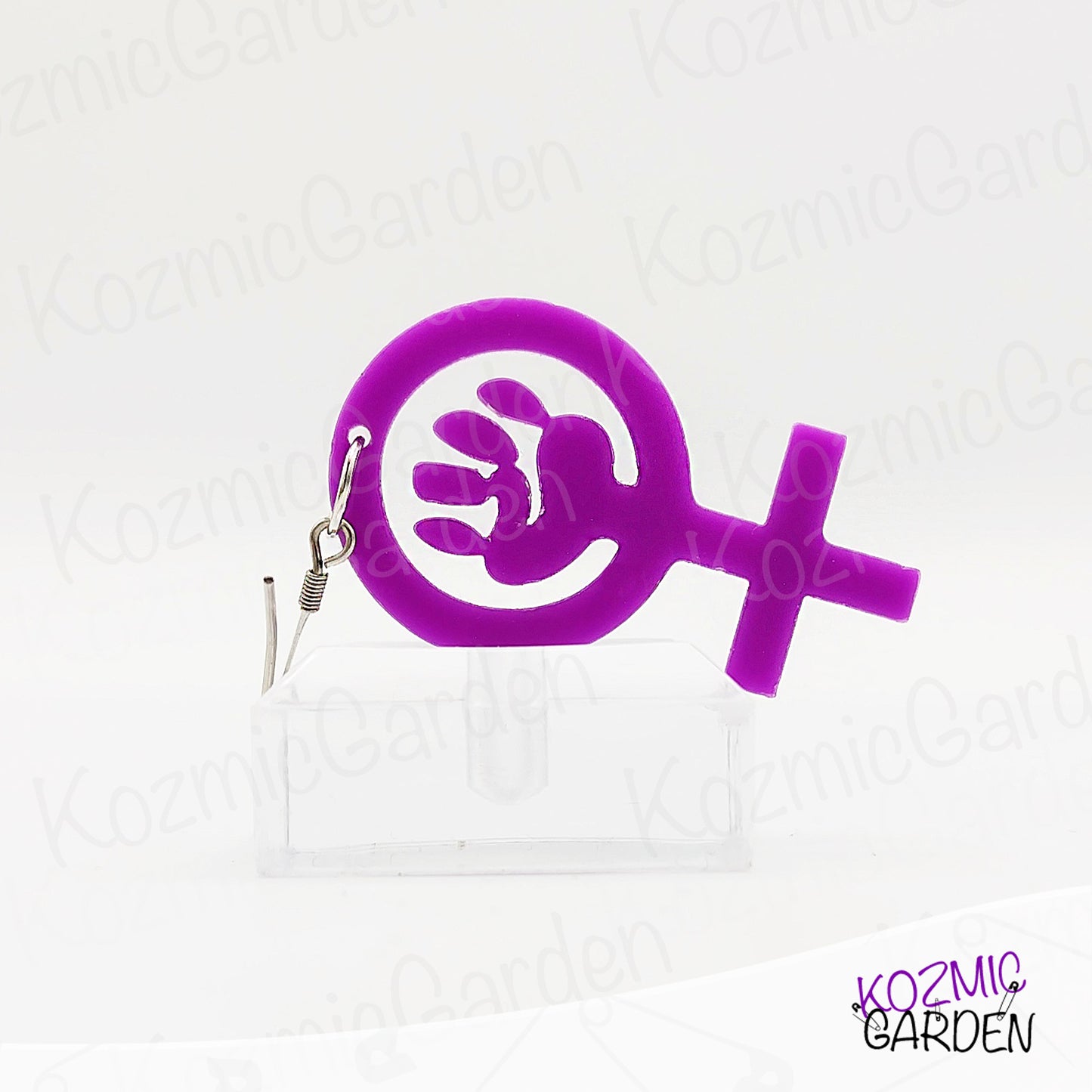 FEMINIST FIST SYMBOL EARRINGS - Wear Your Rights Proudly