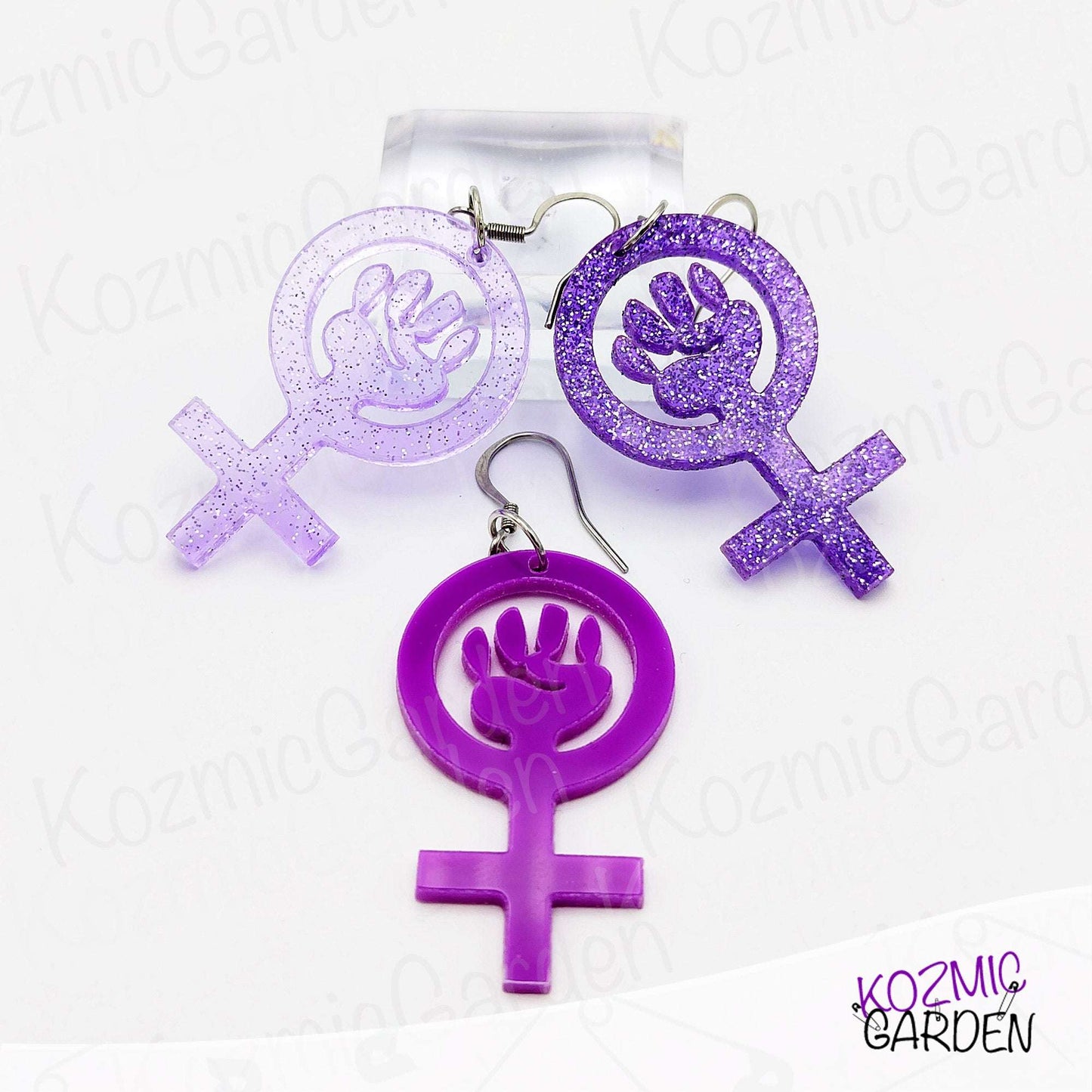 FEMINIST FIST SYMBOL EARRINGS - Wear Your Rights Proudly