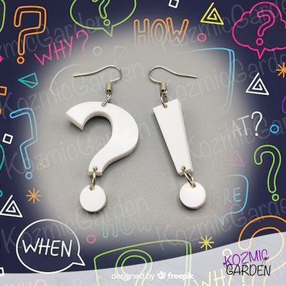 QUESTION & EXCLAMATION MARK EARRINGS | Dangle Your Curiosity!