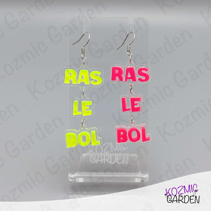 Ras Le Bol Earrings - Funny French "I'm Fed Up" Earrings | Humorous Statement Jewelry