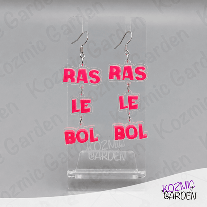 Ras Le Bol Earrings - Funny French "I'm Fed Up" Earrings | Humorous Statement Jewelry