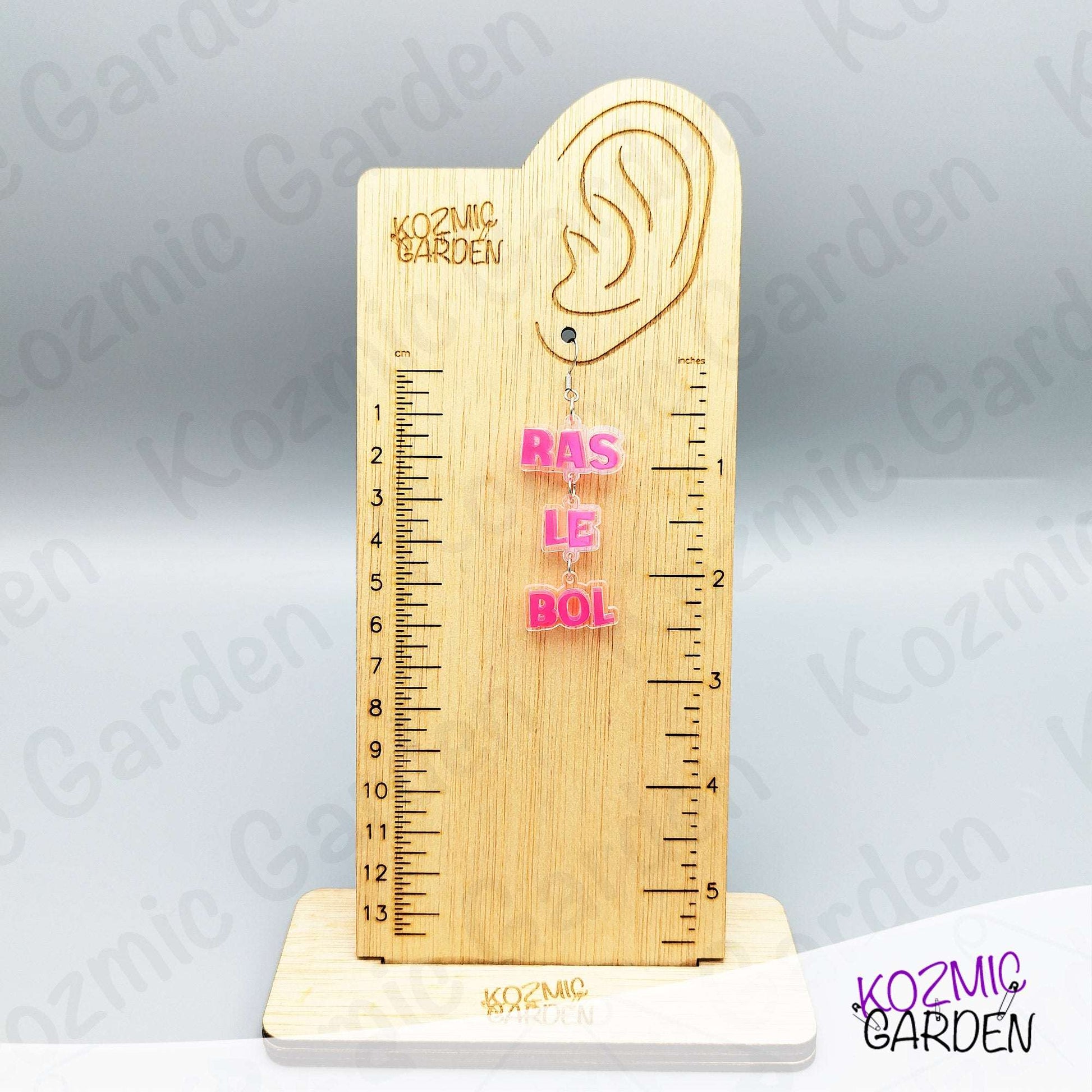 Ras Le Bol Earrings - Funny French "I'm Fed Up" Earrings | Humorous Statement Jewelry