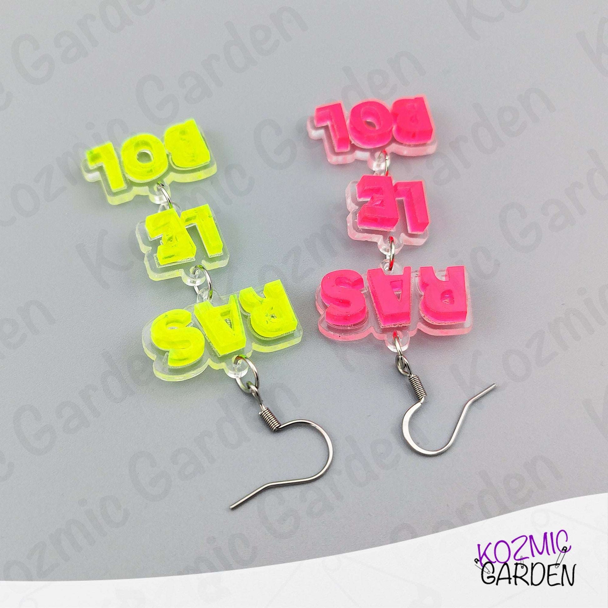 Ras Le Bol Earrings - Funny French "I'm Fed Up" Earrings | Humorous Statement Jewelry