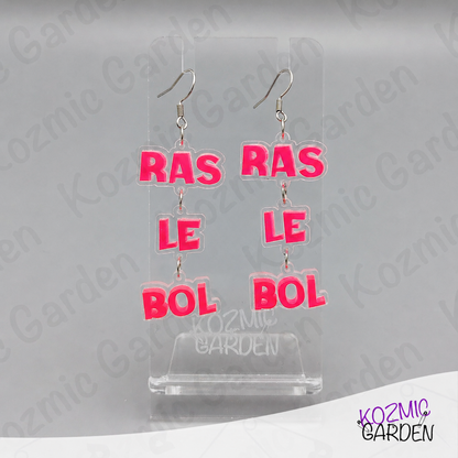 Ras Le Bol Earrings - Funny French "I'm Fed Up" Earrings | Humorous Statement Jewelry