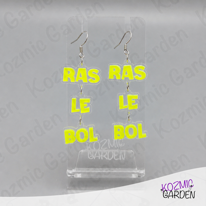 Ras Le Bol Earrings - Funny French "I'm Fed Up" Earrings | Humorous Statement Jewelry