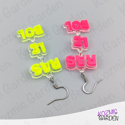 Ras Le Bol Earrings - Funny French "I'm Fed Up" Earrings | Humorous Statement Jewelry