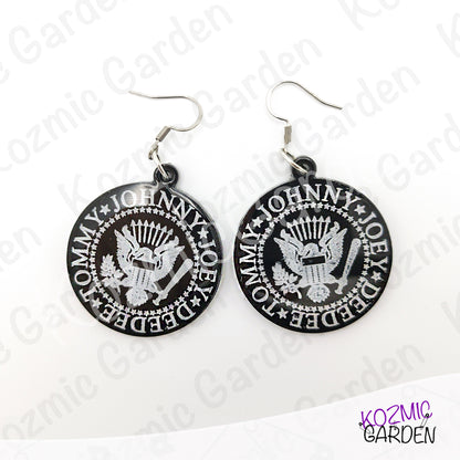 Ramones Logo Earrings — For the True Punk Rock Fans&nbsp;