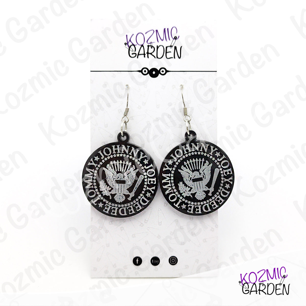 Ramones Logo Earrings — For the True Punk Rock Fans&nbsp;