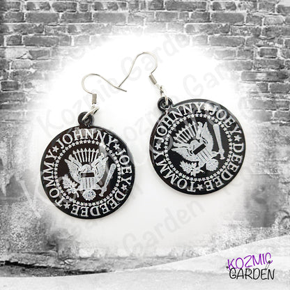 Ramones Logo Earrings — For the True Punk Rock Fans&nbsp;