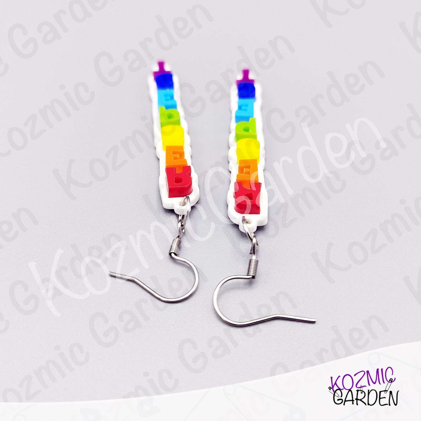 Rainbow RESPECT Earrings | LGBTQIA+ Pride Jewelry