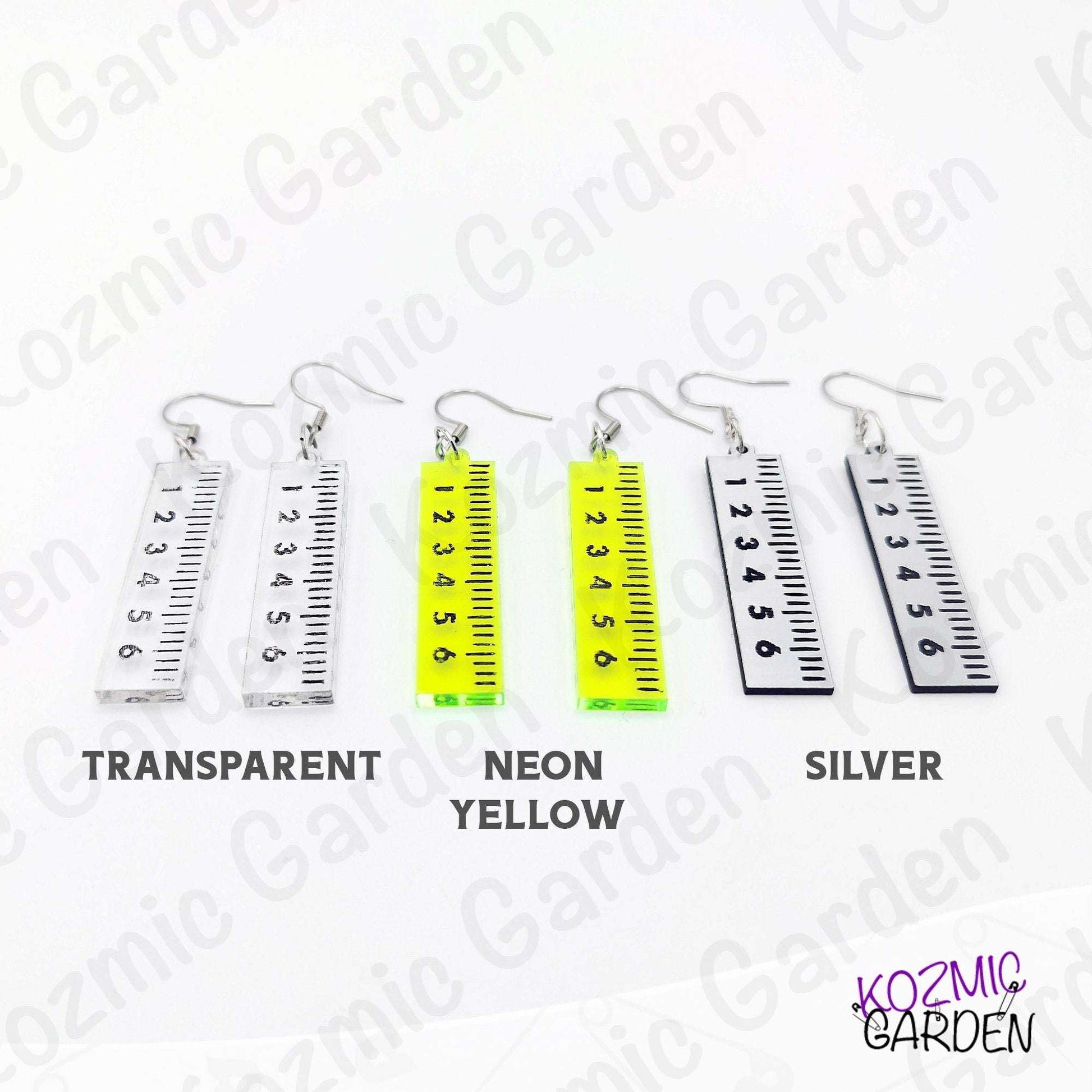 Ruler Earrings – Quirky, Fun Statement Jewelry