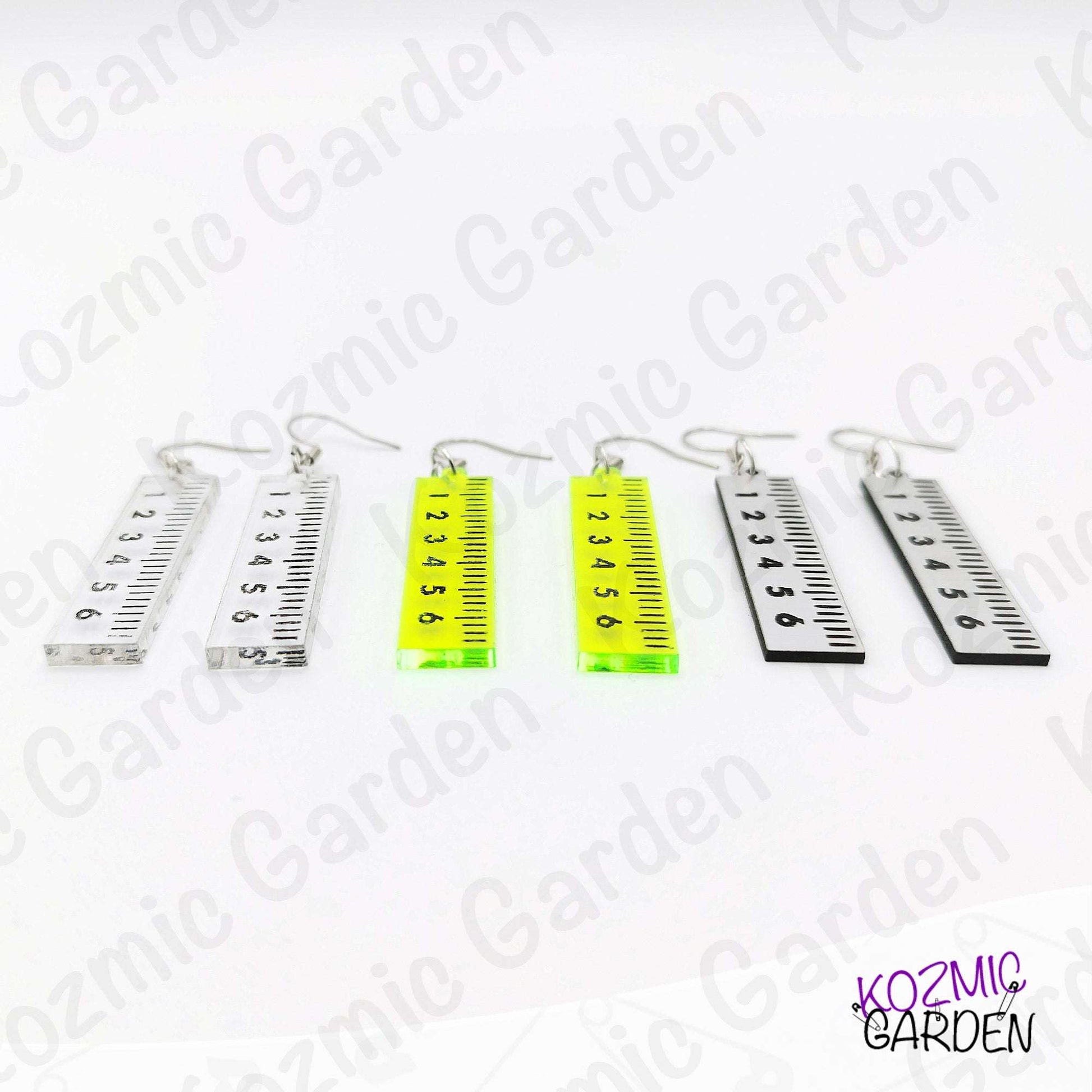 Ruler Earrings – Quirky, Fun Statement Jewelry