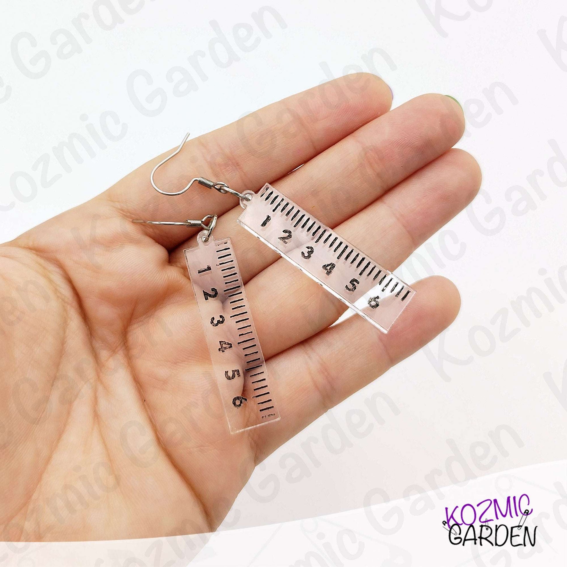 Ruler Earrings – Quirky, Fun Statement Jewelry