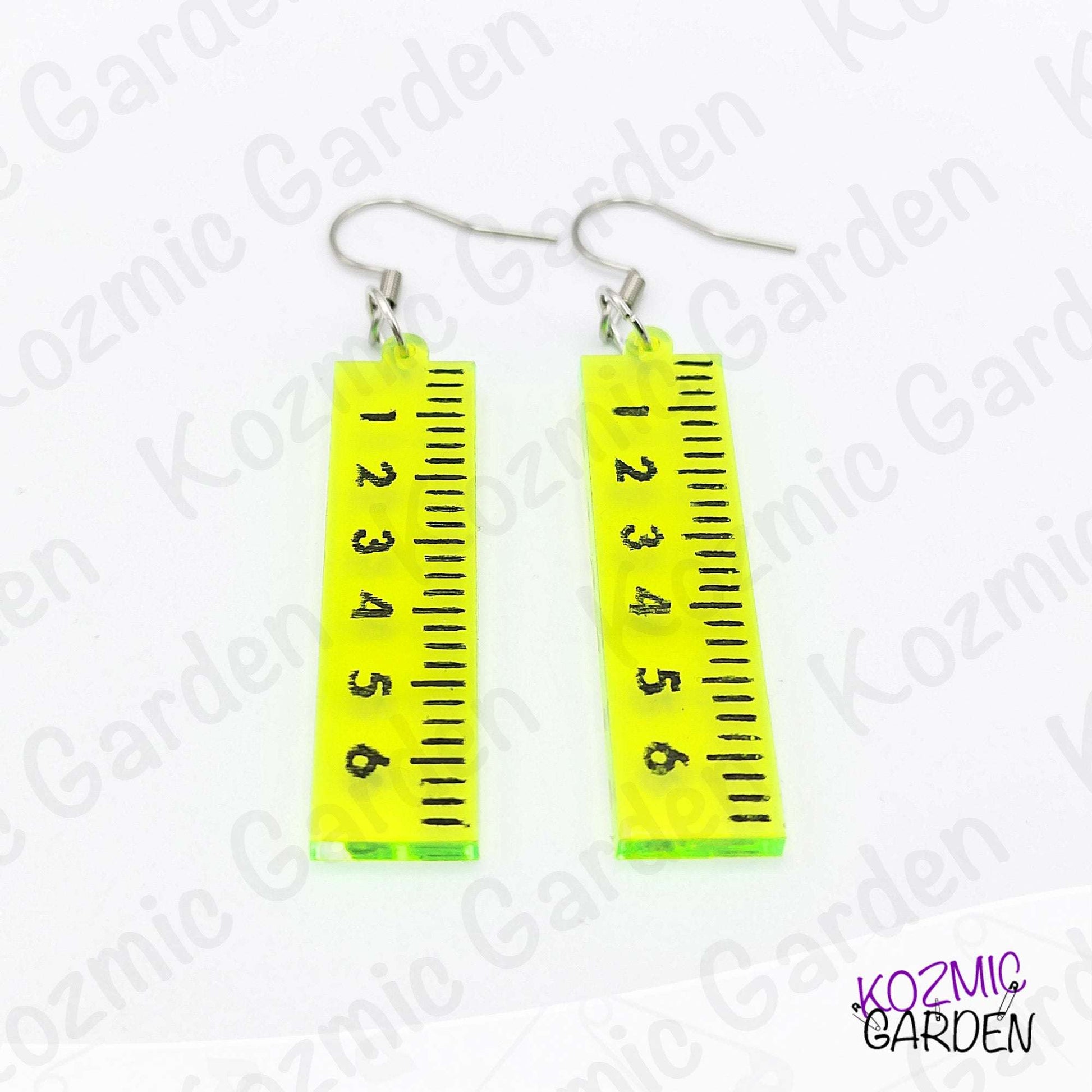 Ruler Earrings – Quirky, Fun Statement Jewelry
