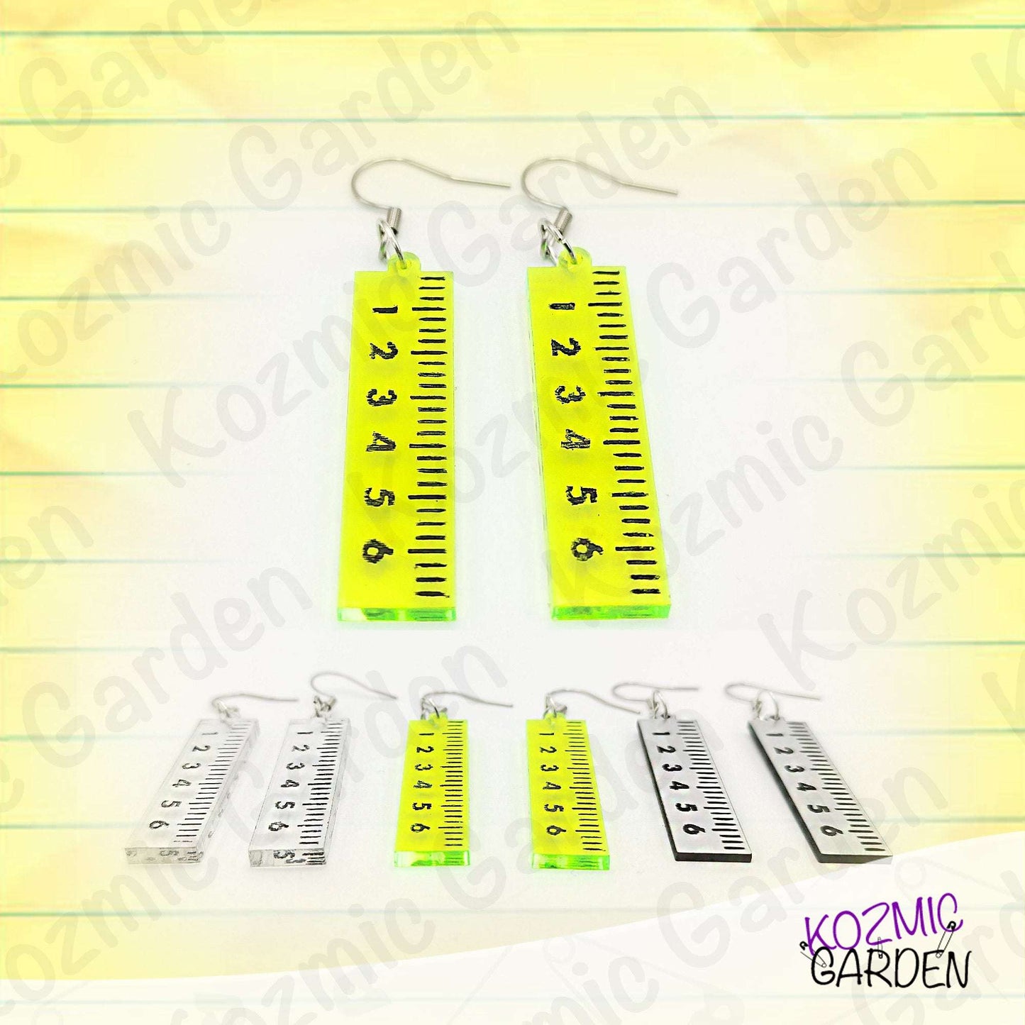 Ruler Earrings – Quirky, Fun Statement Jewelry