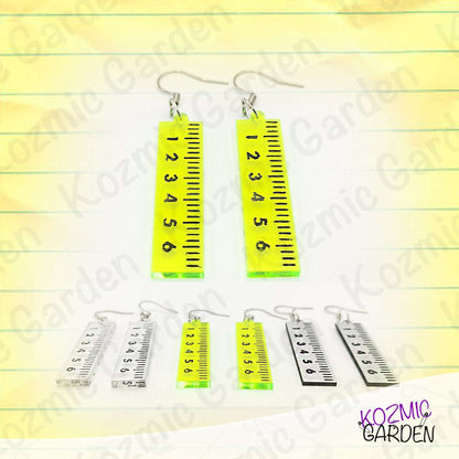 Ruler Earrings – Quirky, Fun Statement Jewelry