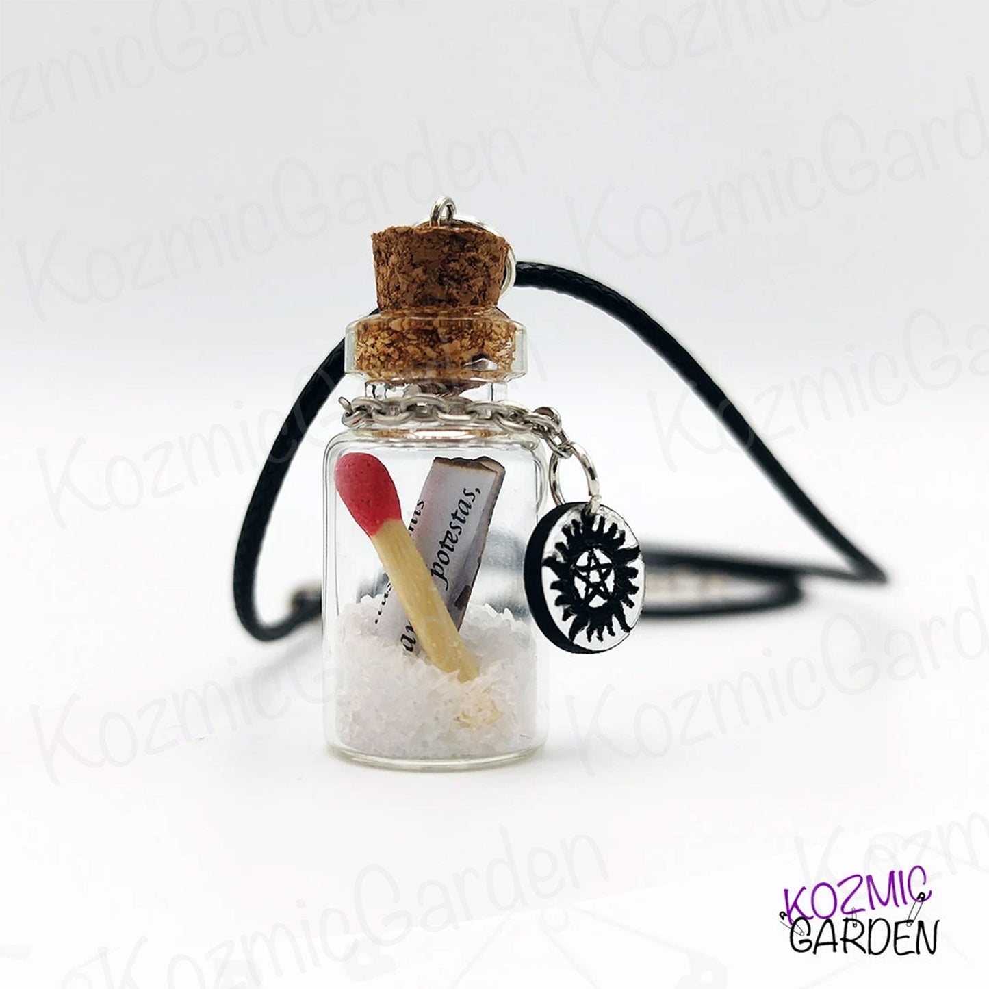 "SALT 'N' BURN" BOTTTLE KIT EARRINGS | Unlock the power of the Winchester brothers!