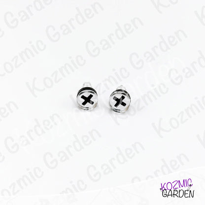 Screw Head Stud Earrings | Mechanic Jewelry | Hardware Lover Gift | Industrial Earrings