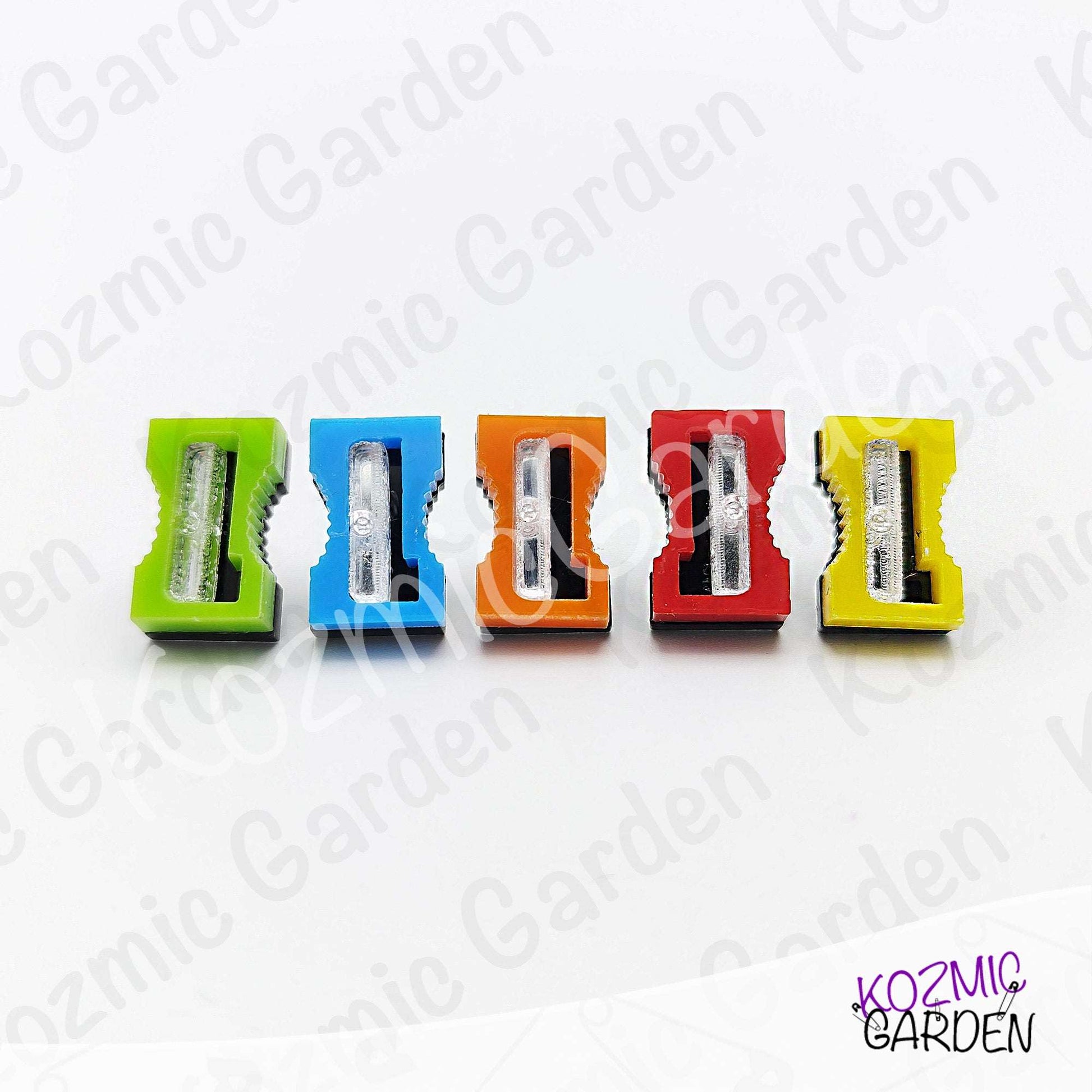 Funny Pencil Sharpener Stud Earrings – bright, quirky & super sharp!