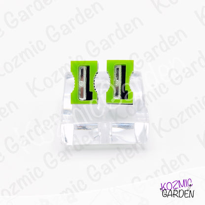 Funny Pencil Sharpener Stud Earrings – bright, quirky & super sharp!