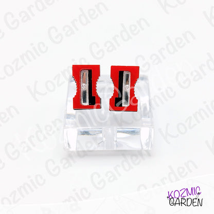 Funny Pencil Sharpener Stud Earrings – bright, quirky & super sharp!