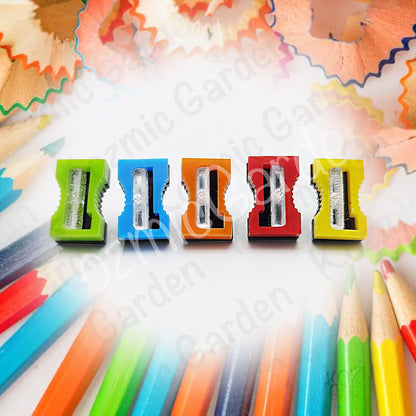 Funny Pencil Sharpener Stud Earrings – bright, quirky & super sharp!