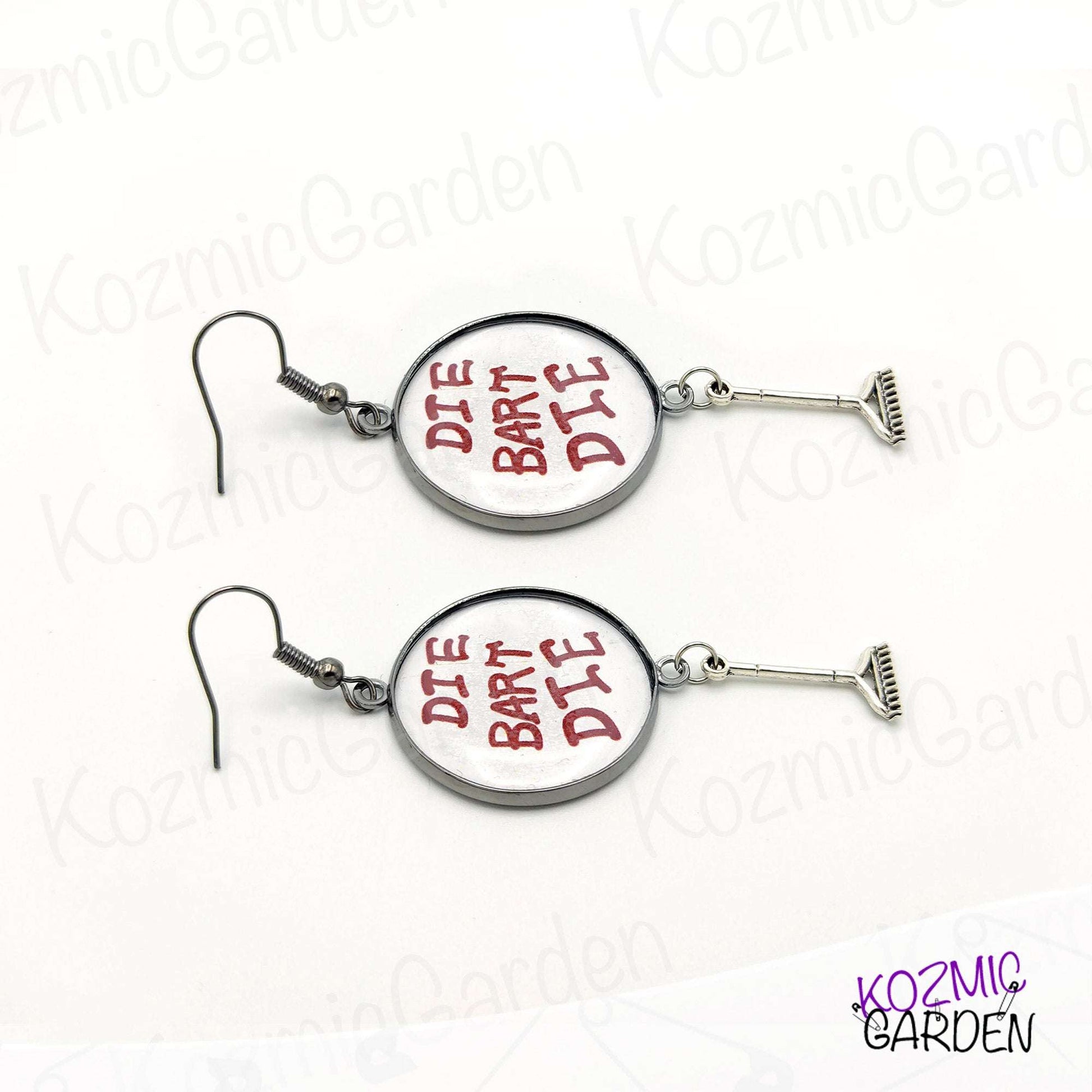 SIDESHOW BOB RAKE EARRINGS - Let Your Style Sow Mischief!
