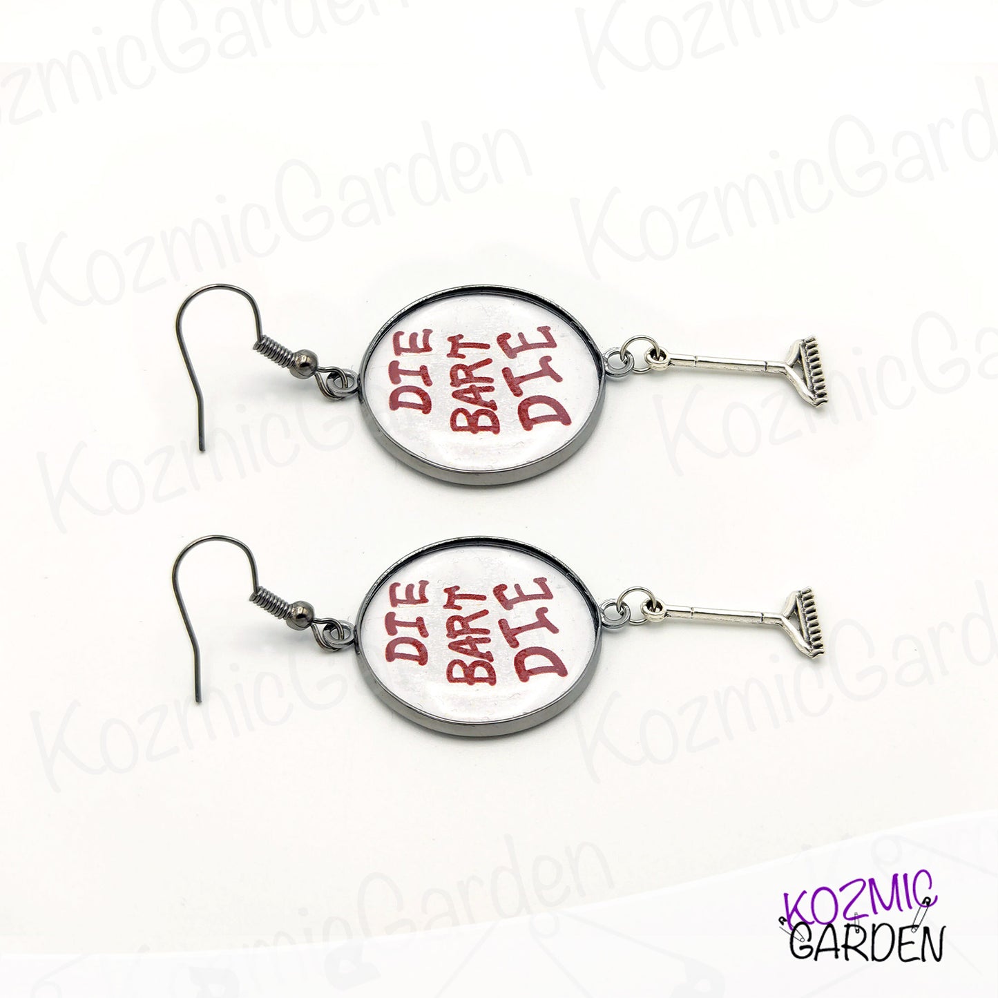 SIDESHOW BOB RAKE EARRINGS - Let Your Style Sow Mischief!