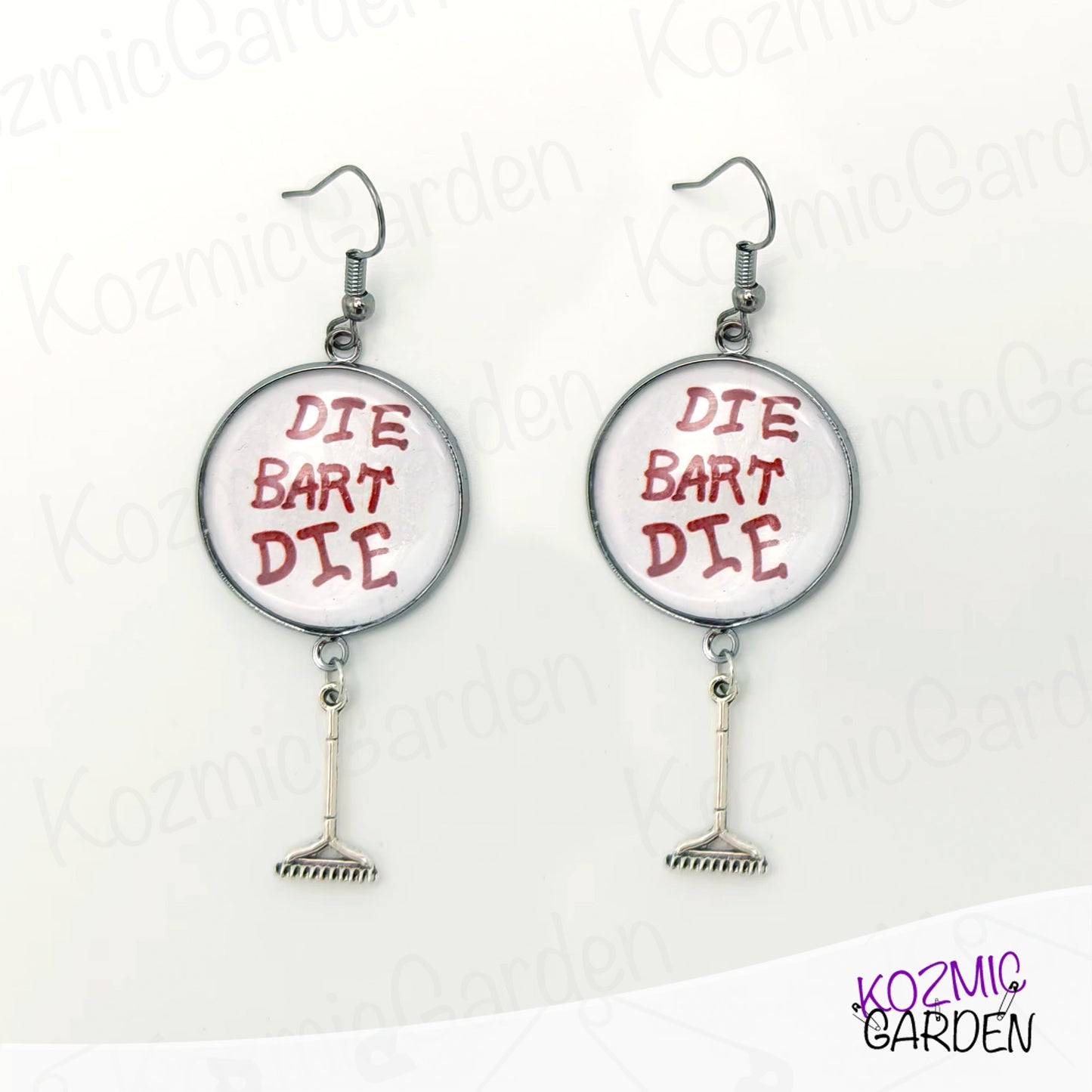 SIDESHOW BOB RAKE EARRINGS - Let Your Style Sow Mischief!