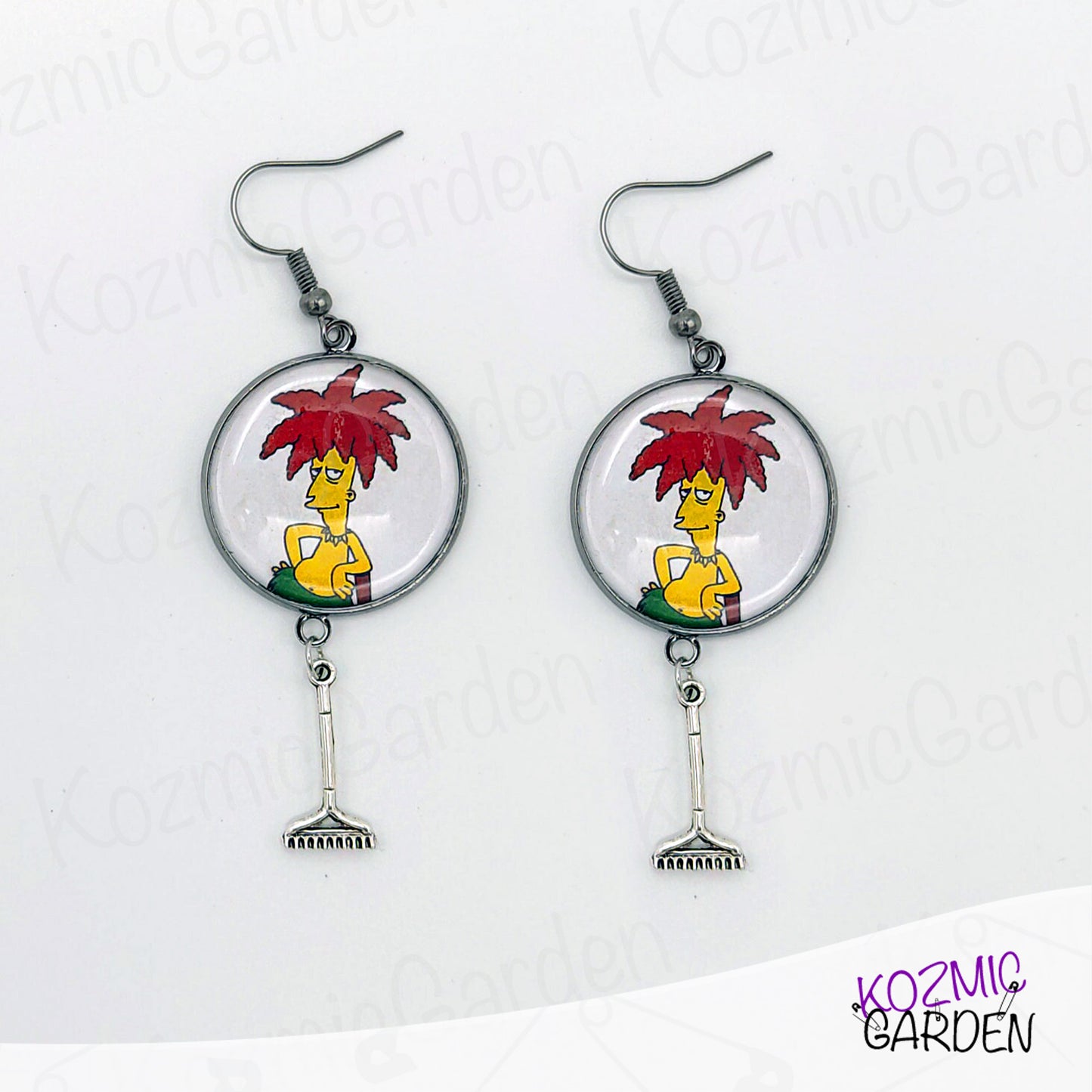 SIDESHOW BOB RAKE EARRINGS - Let Your Style Sow Mischief!