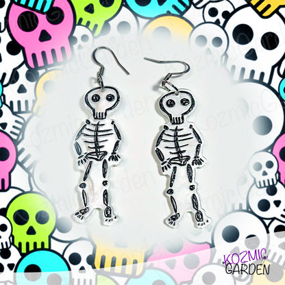 SKELETON EARRINGS | Adopt a Skele-friend!