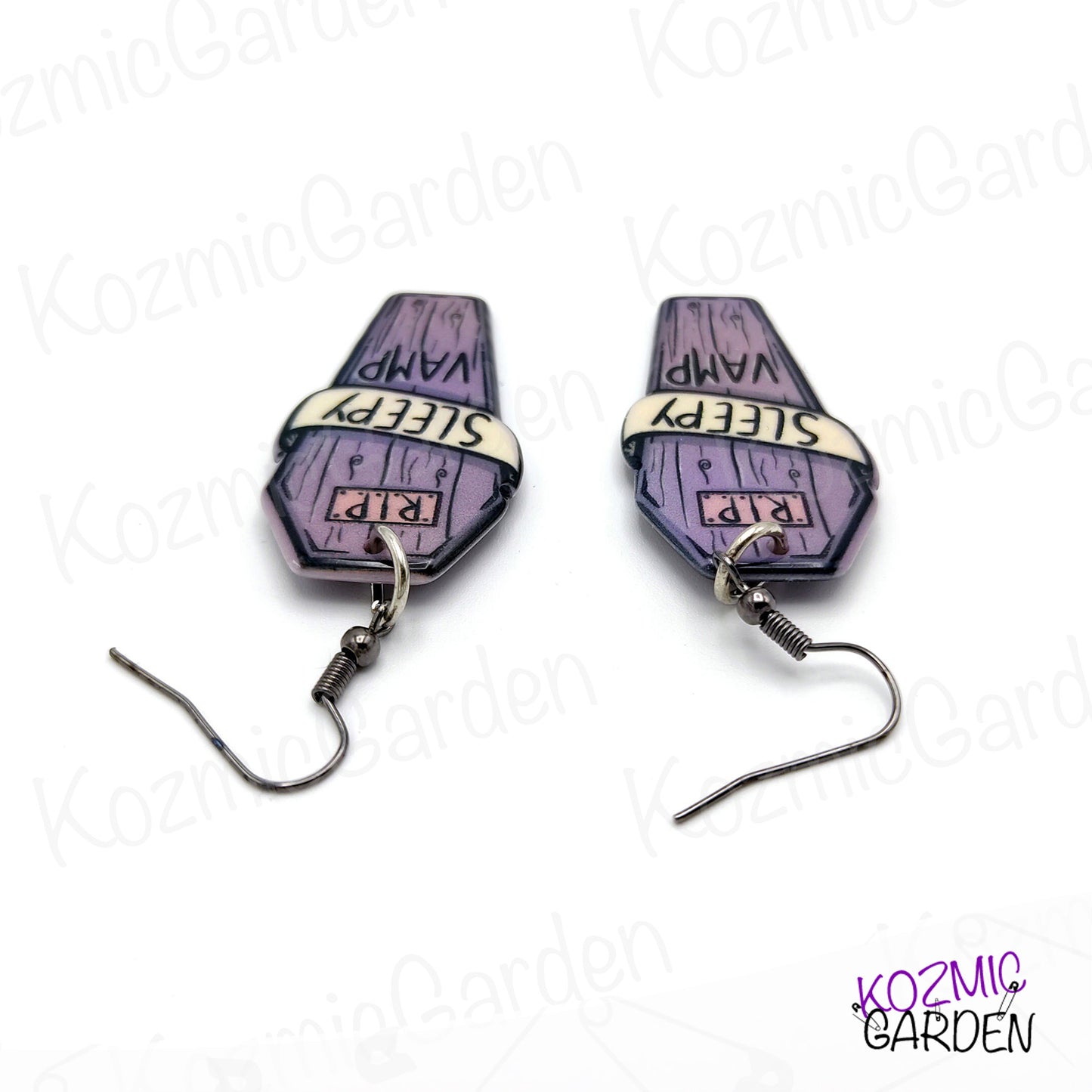 SLEEPY VAMPIRE COFFIN EARRINGS | Awaken Your Inner Vampire!