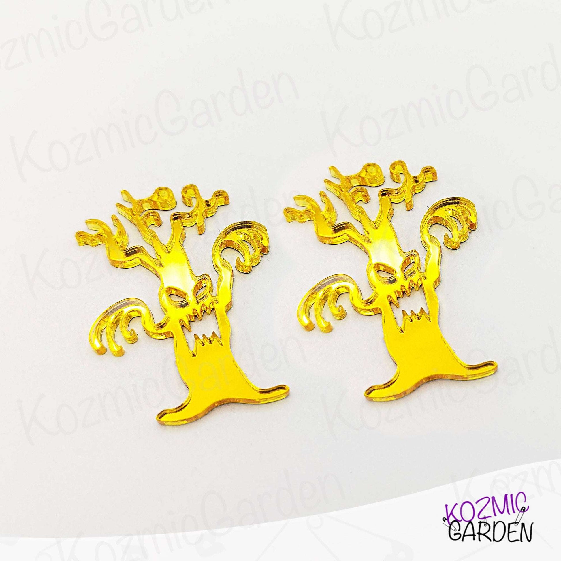 Spooky Tree Earrings | Welcome to the enchanted forest Muahahaha!