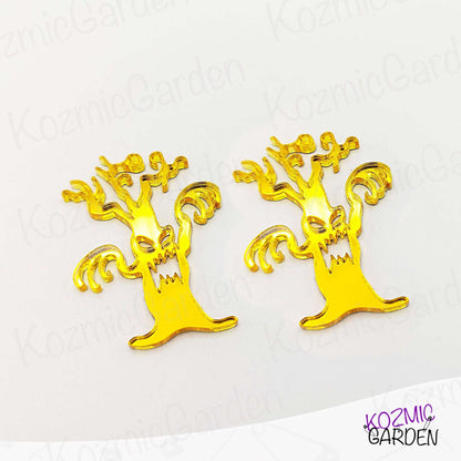 Spooky Tree Earrings | Welcome to the enchanted forest Muahahaha!
