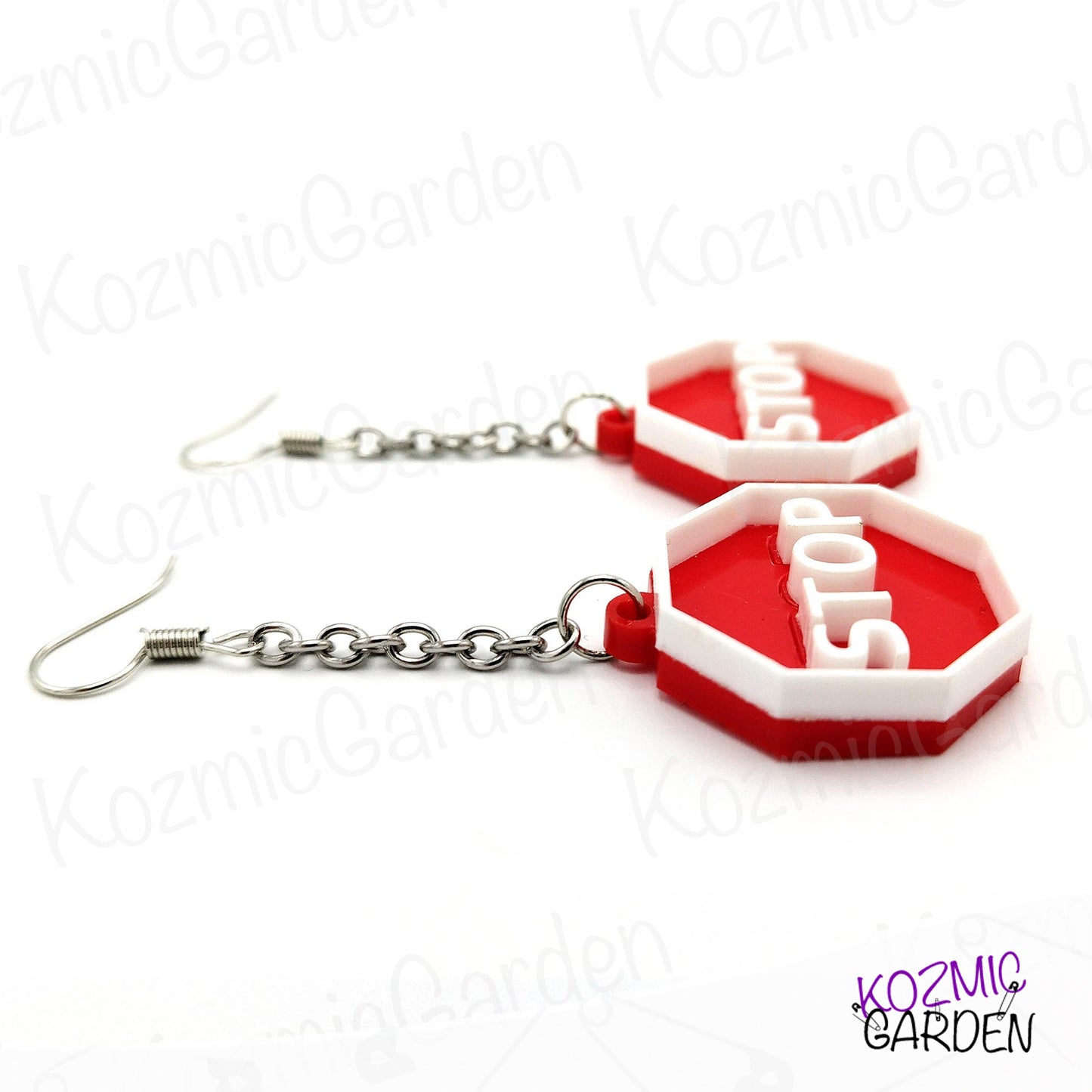 STOP SIGN EARRINGS  | Stop Traffic and Turn Heads Toward You!