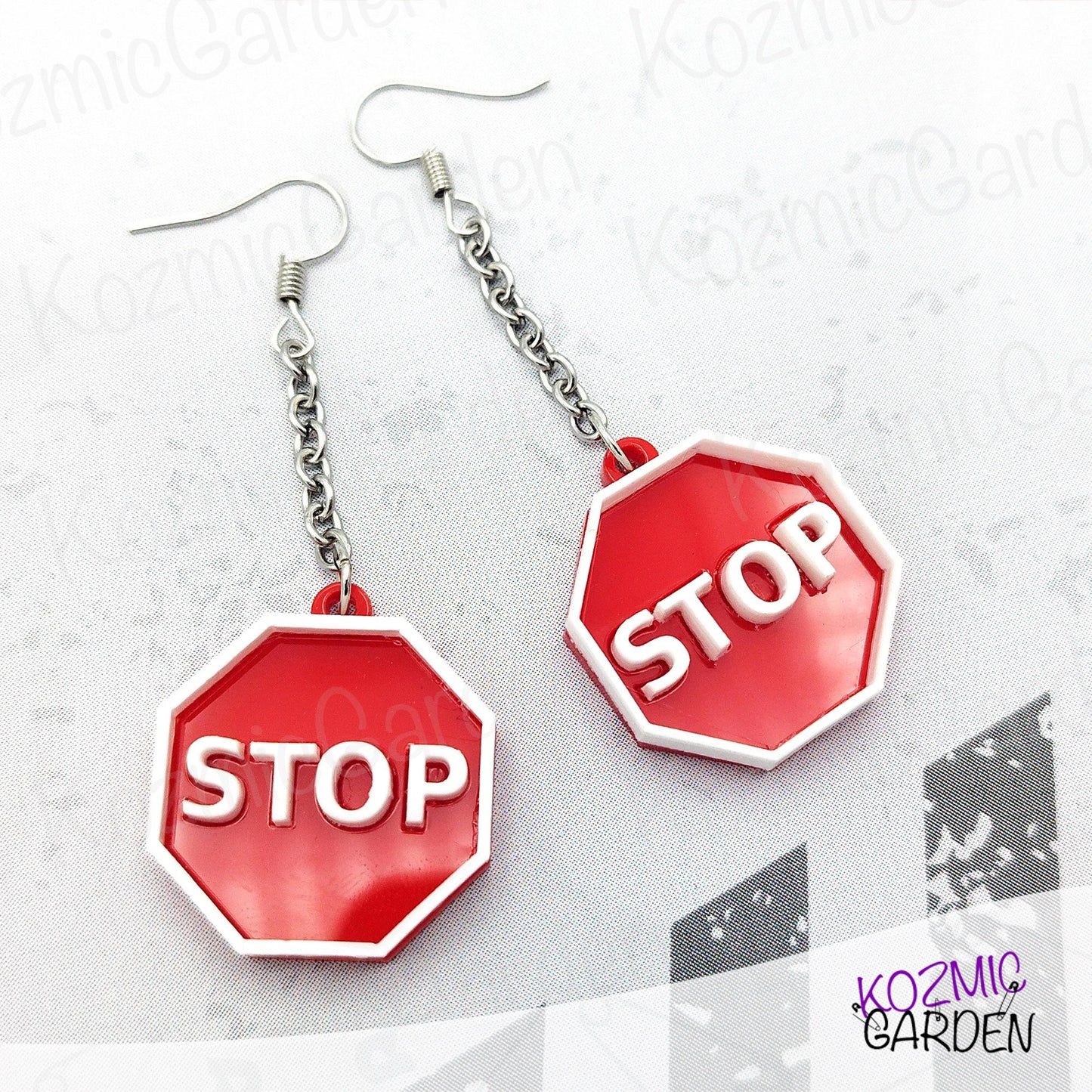 STOP SIGN EARRINGS  | Stop Traffic and Turn Heads Toward You!