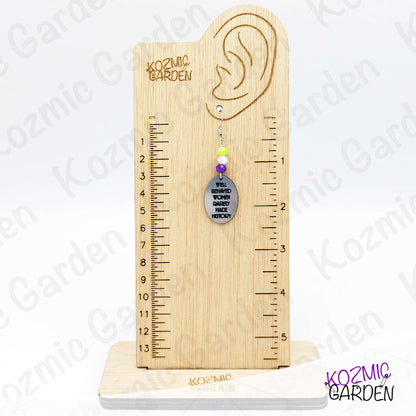 Suffragette Tribute Earrings – “Well Behaved Women Rarely Make History”