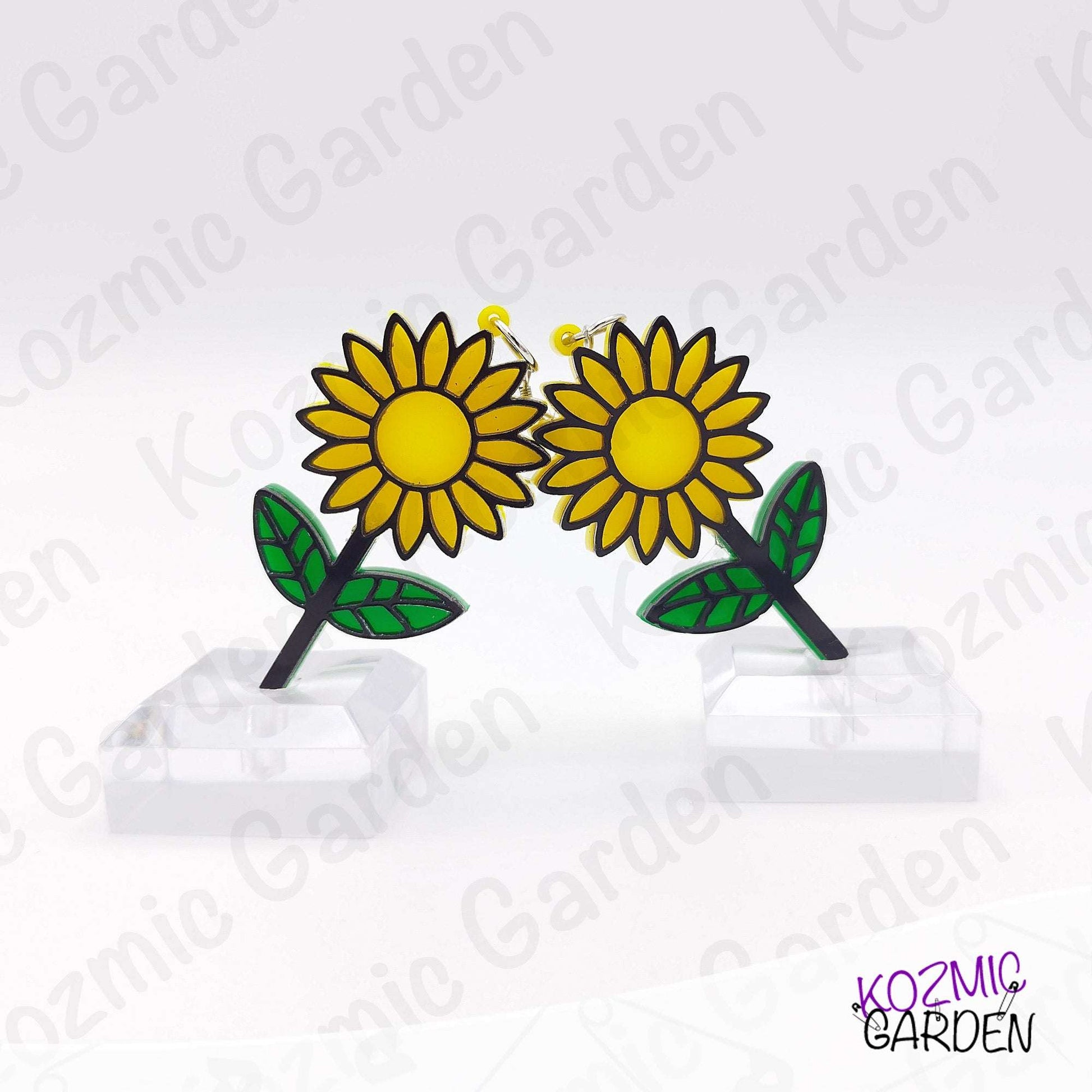 Sunflower Earrings – Hippy, Nature-Inspired Statement Jewelry 🌻