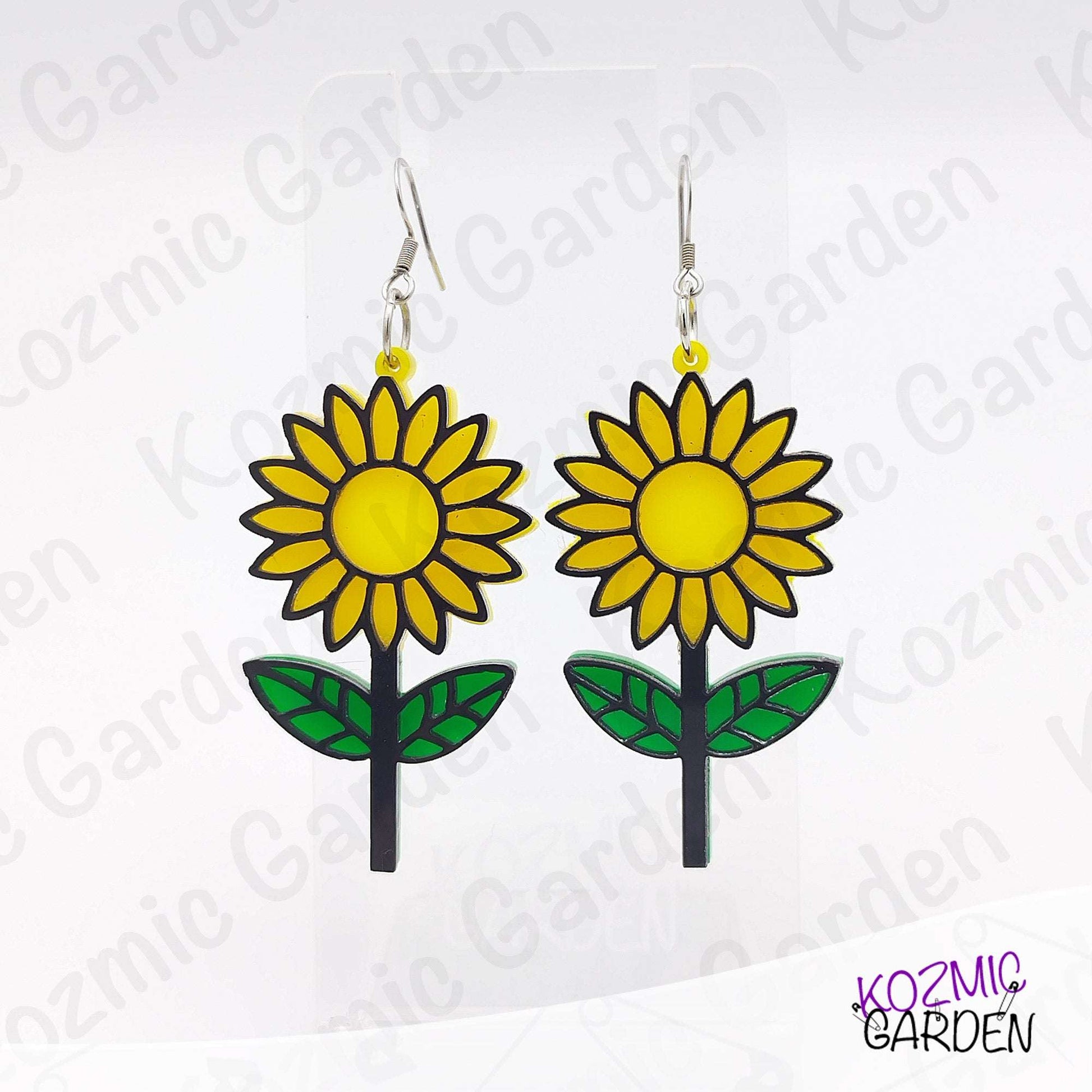 Sunflower Earrings – Hippy, Nature-Inspired Statement Jewelry 🌻
