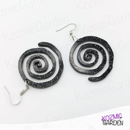 Spiral Arrow Earrings | Tim Burton Style!