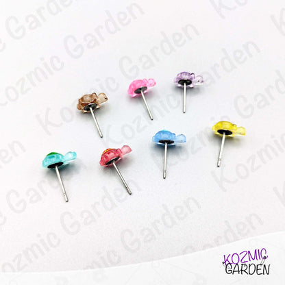 Tiny Turtle Stud Earrings – Mini Turtle Earrings – Animal Jewellery