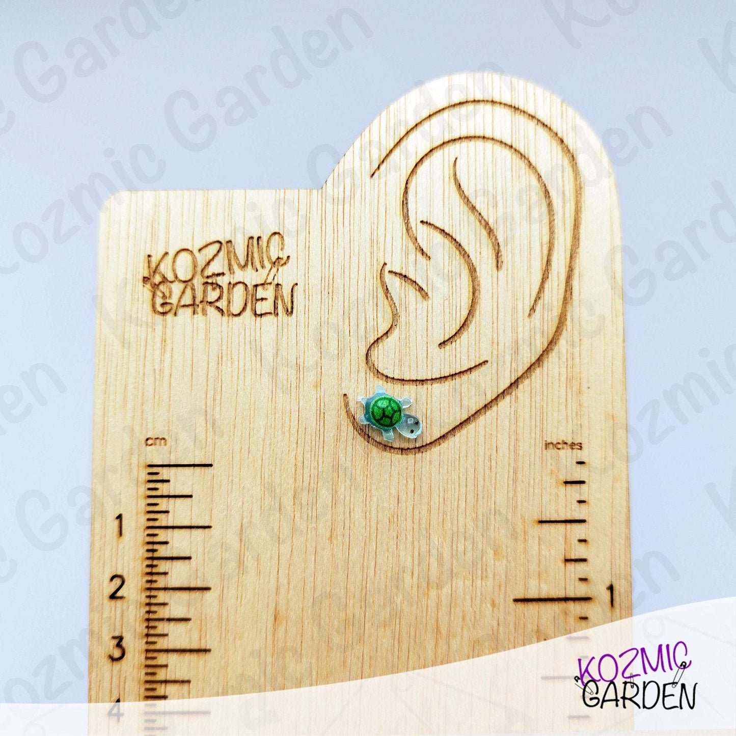 Tiny Turtle Stud Earrings – Mini Turtle Earrings – Animal Jewellery