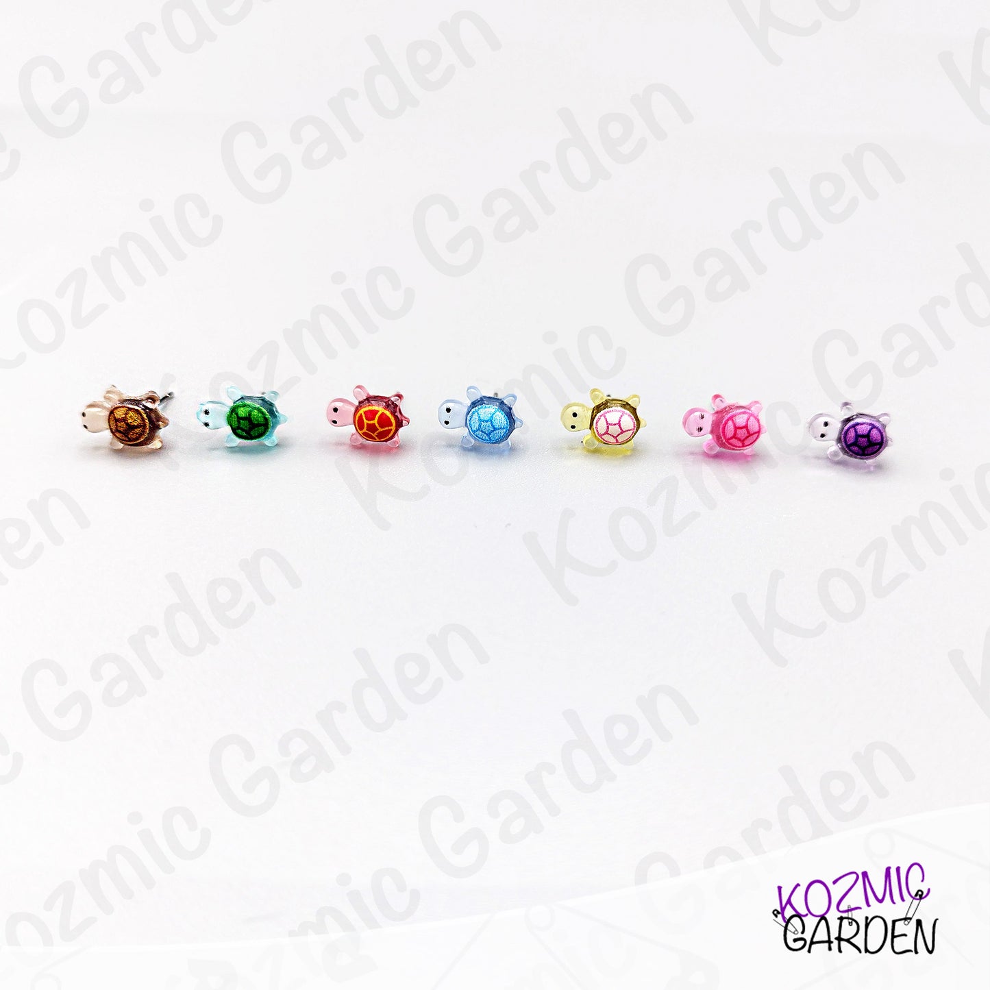 Tiny Turtle Stud Earrings – Mini Turtle Earrings – Animal Jewellery